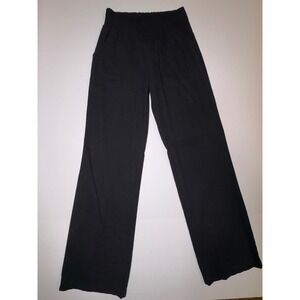 JOE B by JOEL BENASSET Black Wide Leg Pants Elastic Waist Gaucho‎ Style Medium